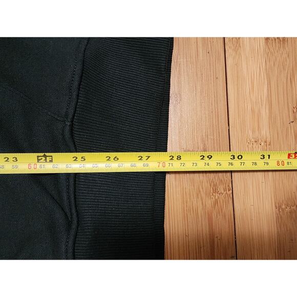 Gymshark Hoodie Womens Small Black Fraction Center Logo Lounge Gym Essentials - Picture 4 of 10